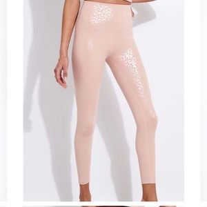 Beyond Yoga Shiny Leopard High Waisted Leggings